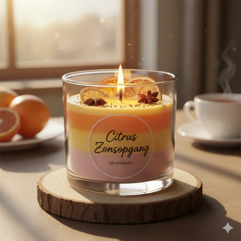 Citrus Zonsopgang Kaars
