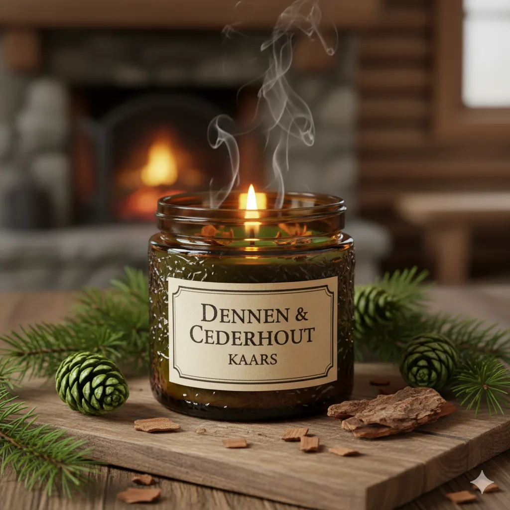 Dennen & Cederhout Kaars